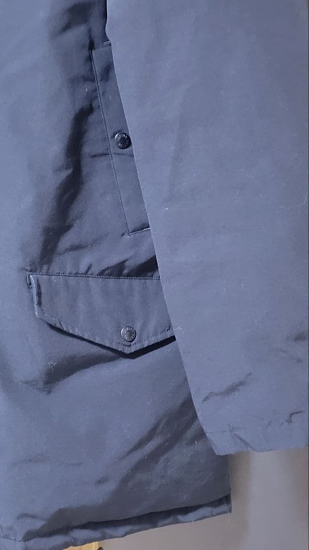 最終お値下げ　DANTON　ダントン　ファー付き　ダウンコート　黒　Ｌサイズ