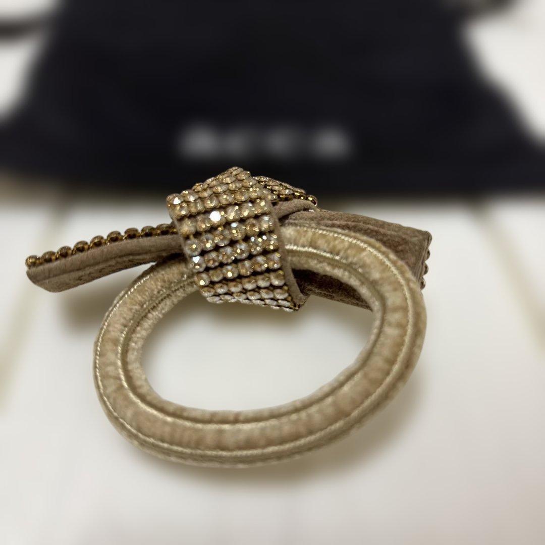 ＊美品＊acca アッカ　ヘアゴム ドレスポニー ベージュ系