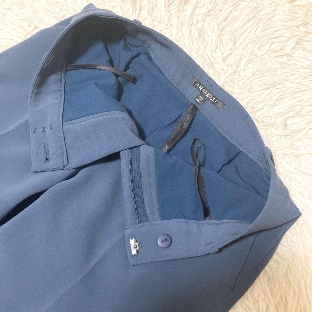 【美品】INDIVI V.A.I セットアップスーツ　洗える　ストレッチ　36