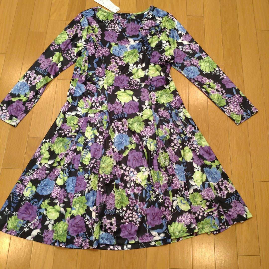 Super Beauty 花柄ワンピース ＬＬサイズ　新品