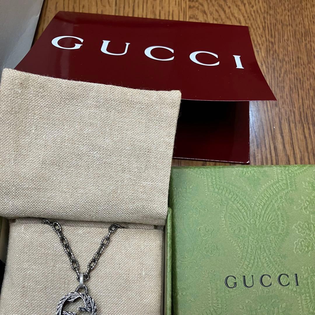 わ*な様 【新品同様】GUCCI シルバー ネックレス 上原大史