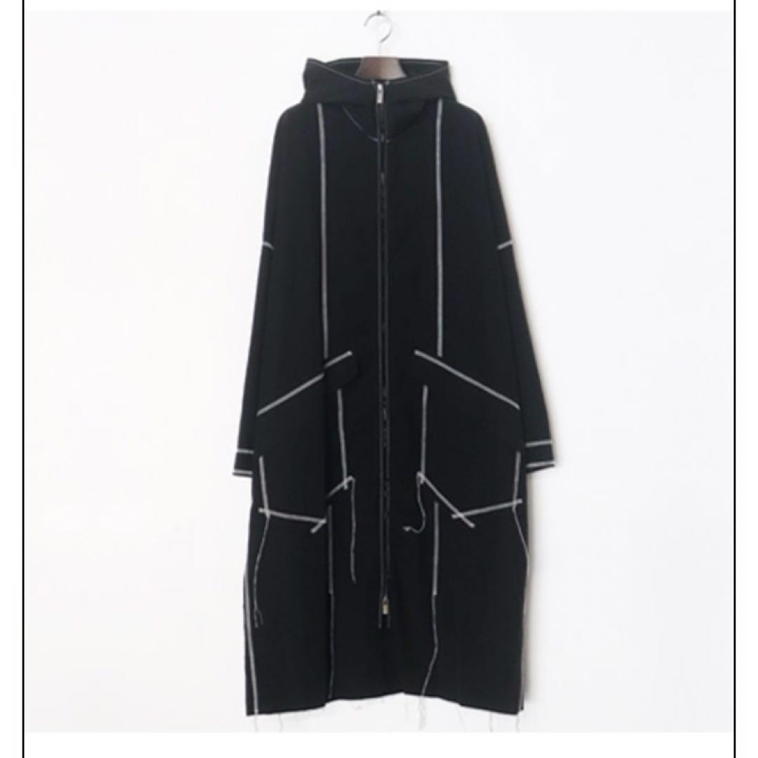sulvam zip up rain coat ブラック　S