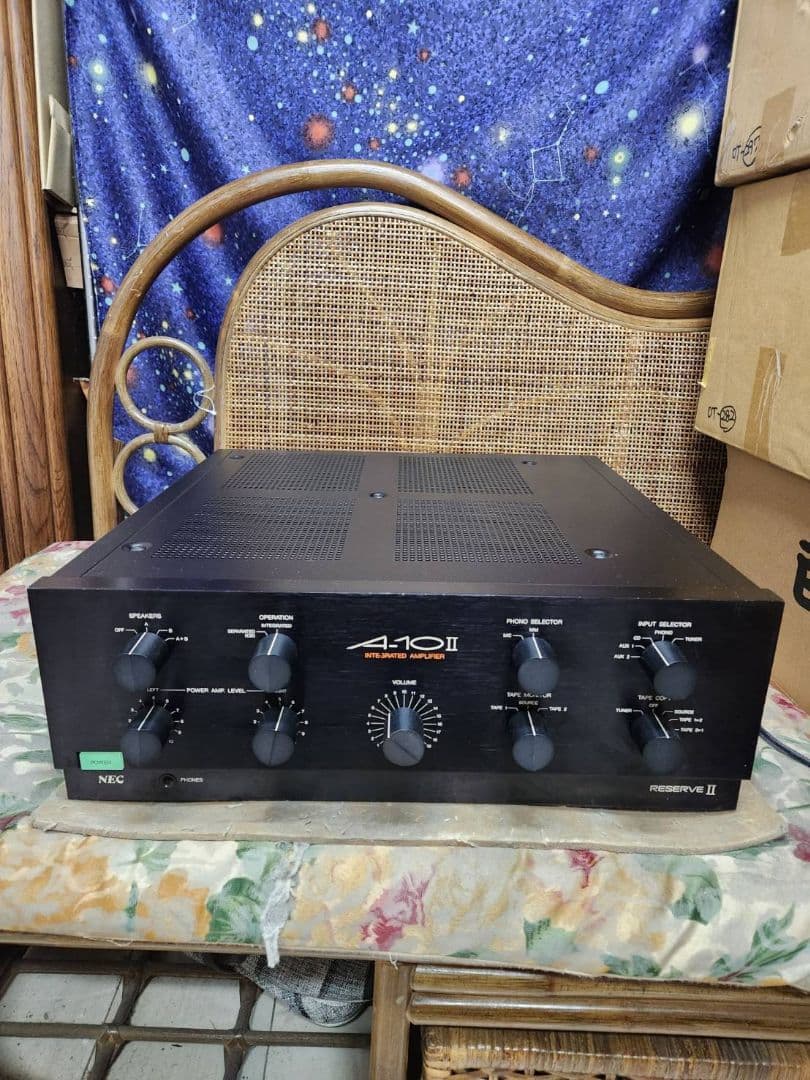 伝説！極上品フルレストア済！完動超美品！NECプリメインアンプA-10TYPEⅡ