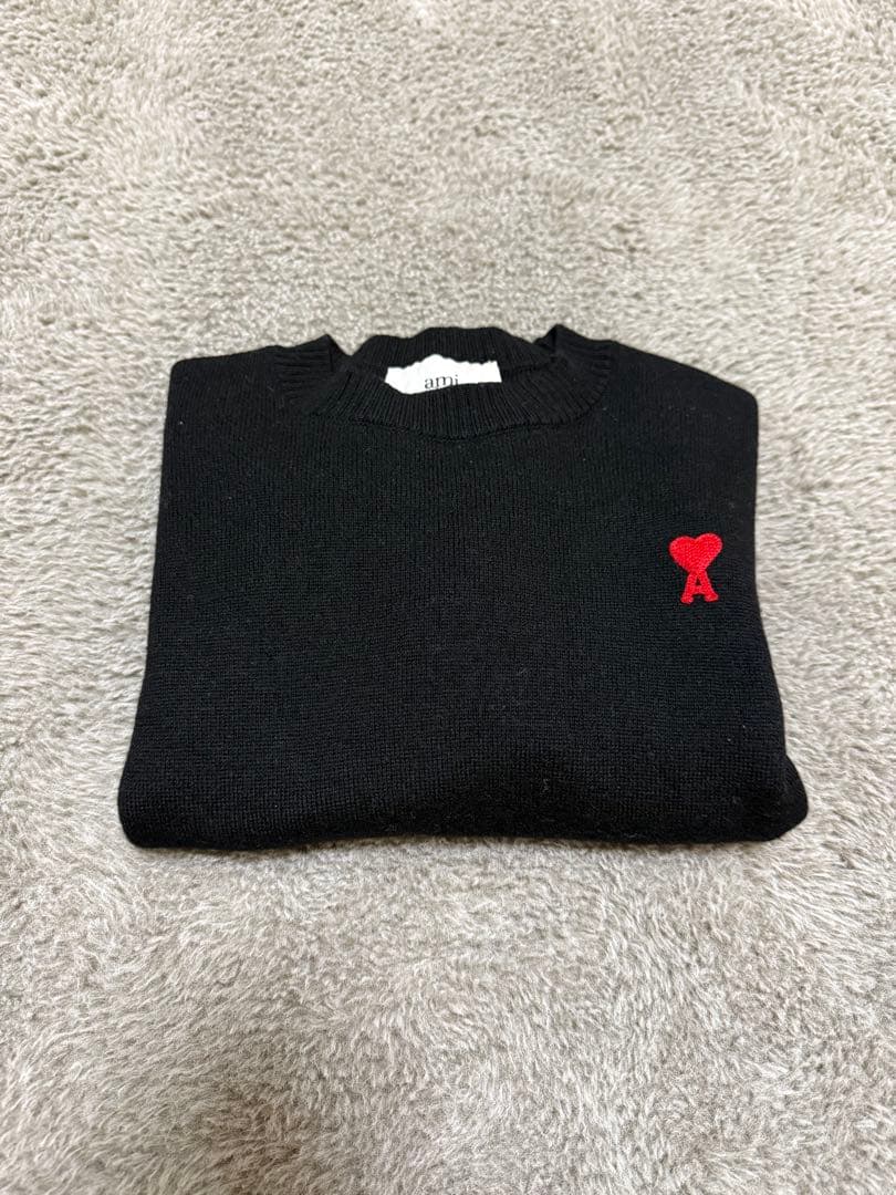 MAmi Paris ブラックウールAMIDE COEUR