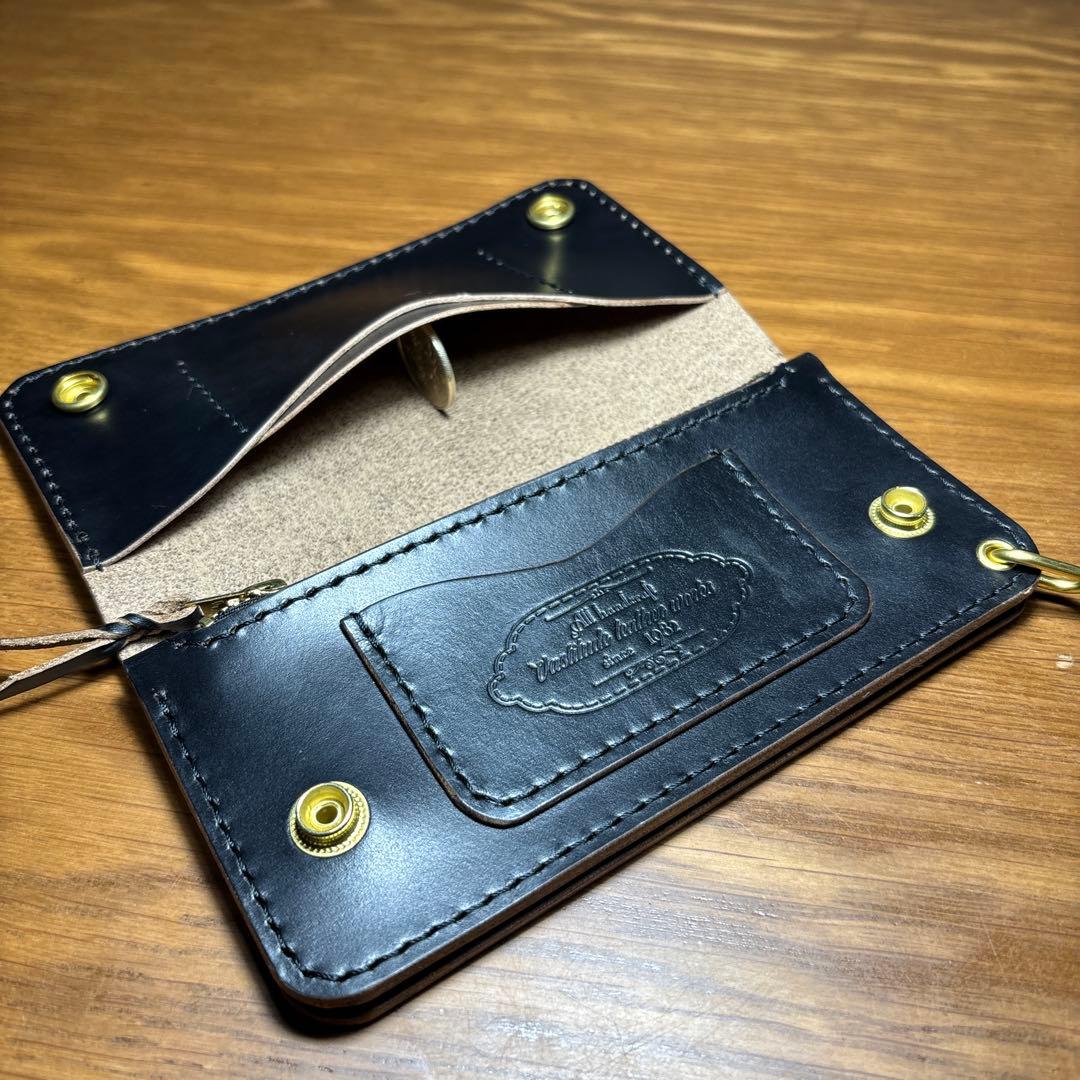 AN※プロフ必読　2層ロングタイプ　フリーポケット付き　糸ブラック