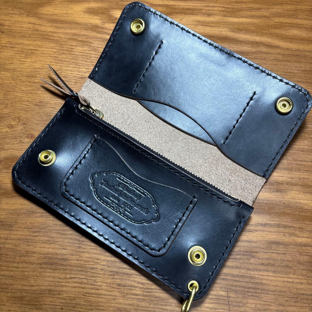 AN※プロフ必読　2層ロングタイプ　フリーポケット付き　糸ブラック