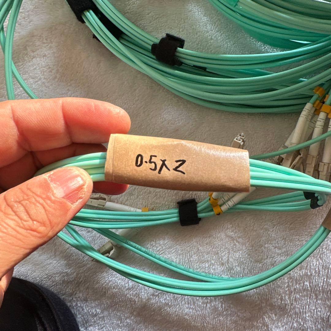 Fiber optic ケーブル ミントグリーン Multimode.