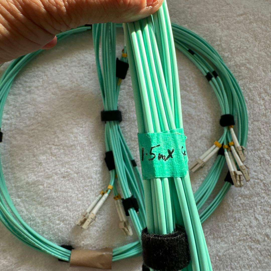 Fiber optic ケーブル ミントグリーン Multimode.