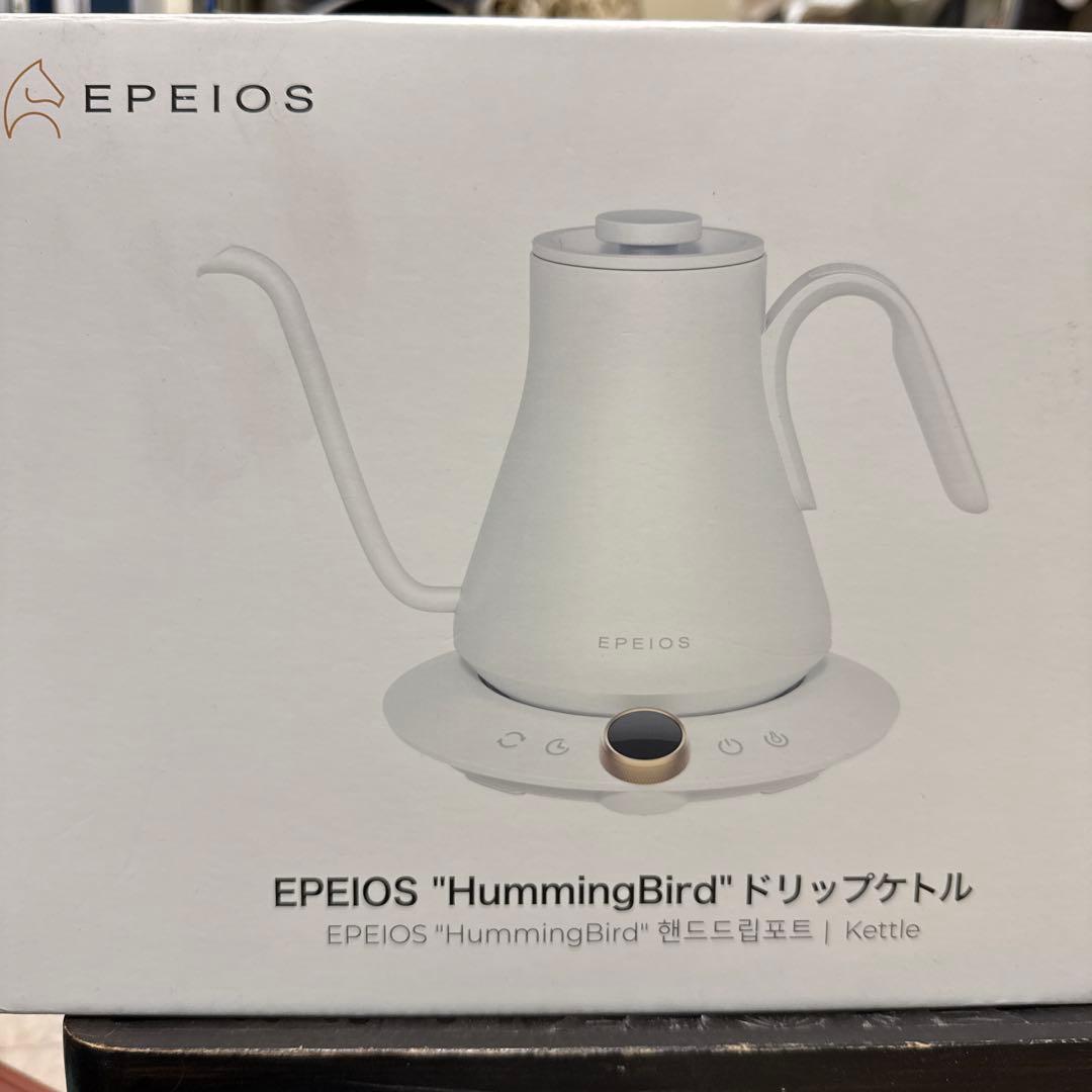 未使用エペイオス(Epeiosドリップケトル0.9L1200wコーヒーポット白