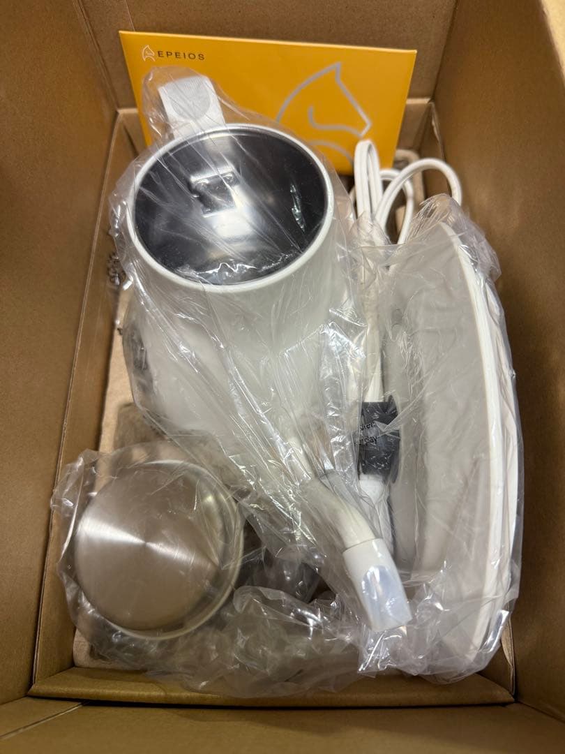 未使用エペイオス(Epeiosドリップケトル0.9L1200wコーヒーポット白