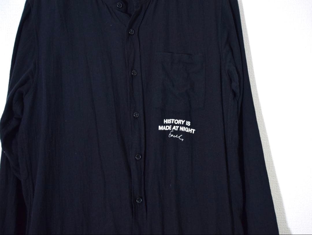 【極美品】ルードギャラリー GODLIS NO COLLAR SHIRT