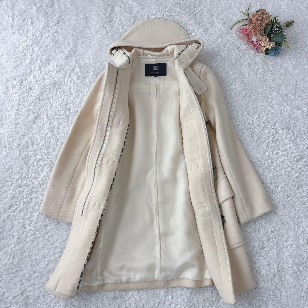 BURBERRY バーバリー ダッフルコート ヘリンボーン トグル ノバチェック