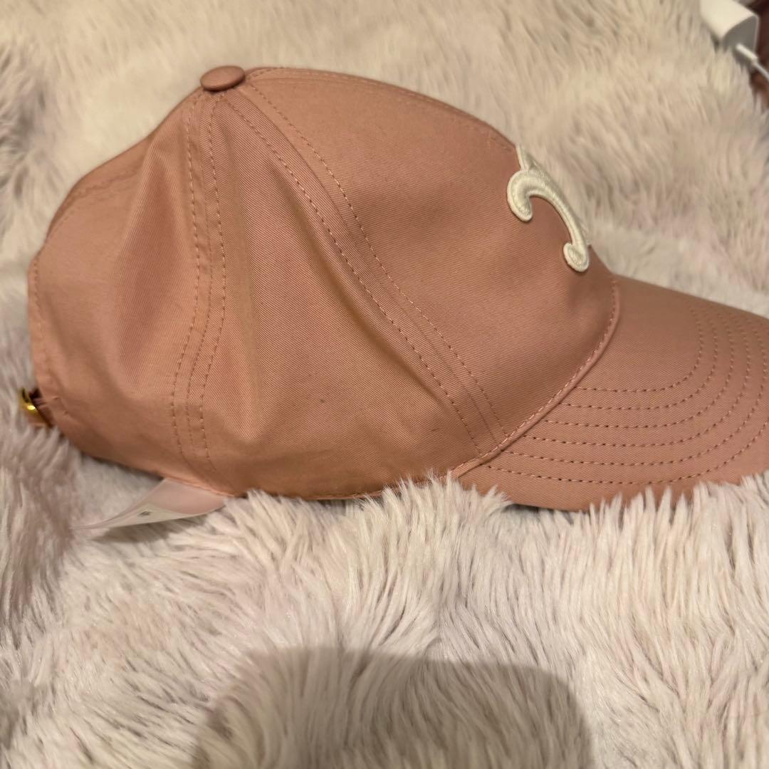 【CELINE】 ピンクキャップ