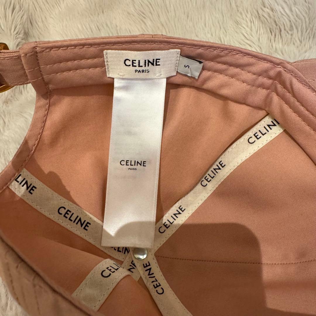 【CELINE】 ピンクキャップ