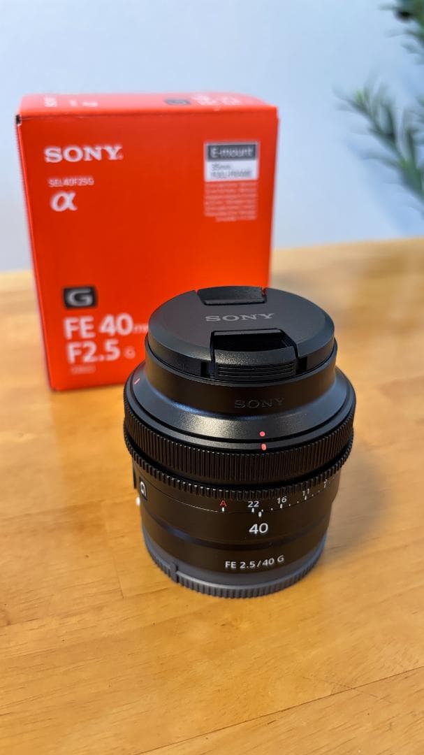 SONY FE 40mm F2.5 G SEL40F25G Eマウントレンズ