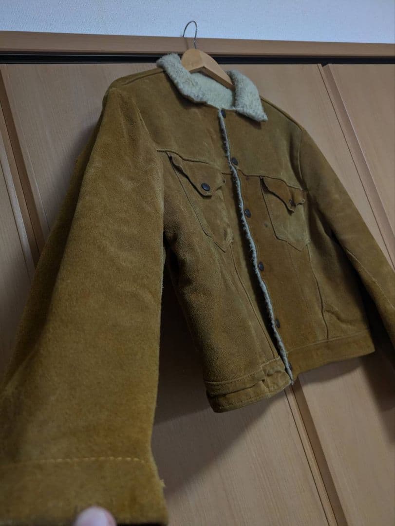 M*着様 50s BIG E リーバイス ショートホーン 3rd スエードボア