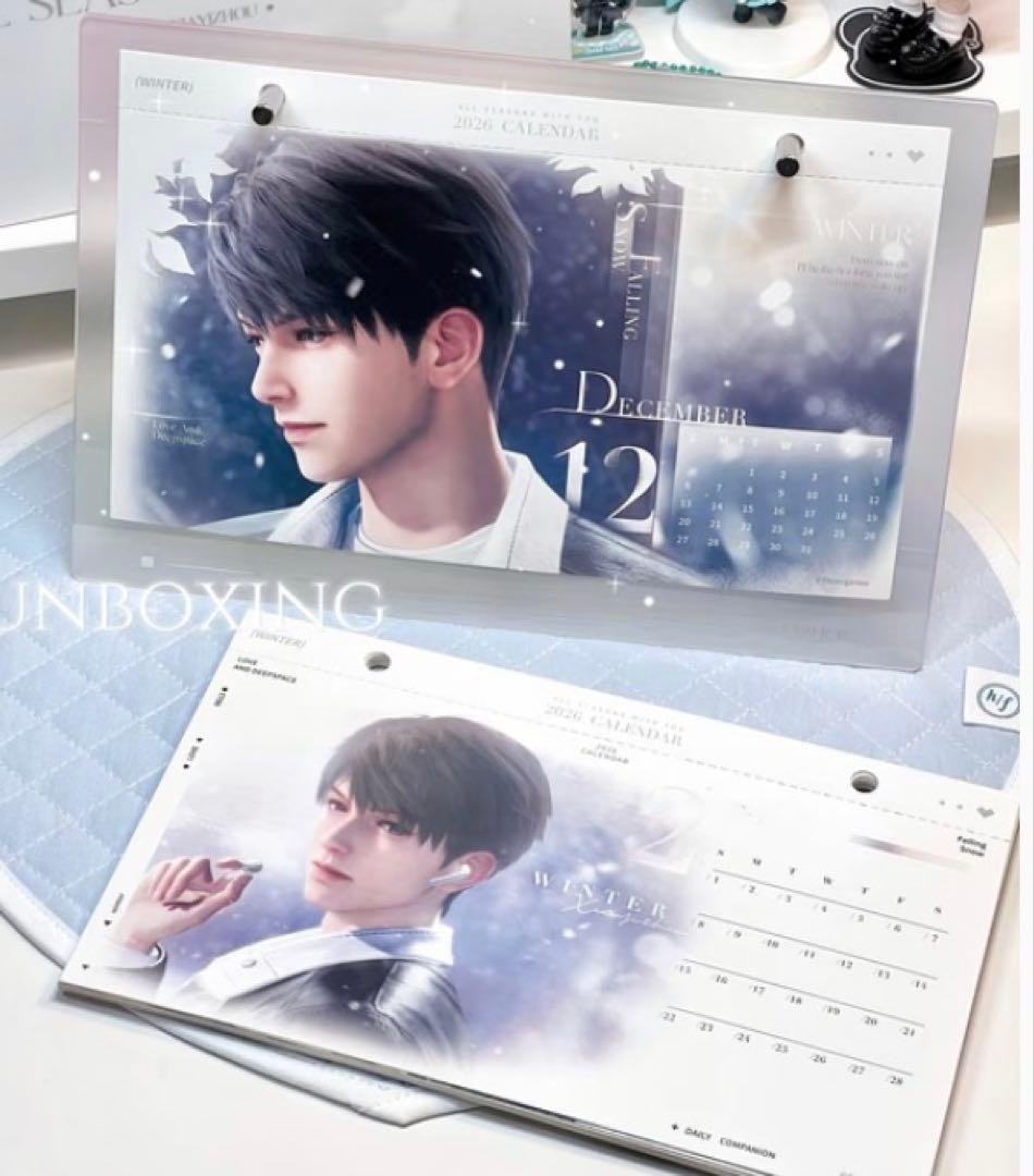 新品　恋と深空　マヒル　猫ぬい　カレンダー　マグカップ　シリコン型