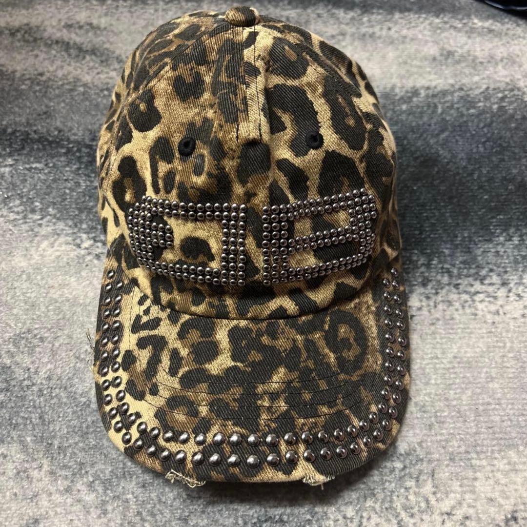 【新品】beeden ビーデンdamage cap キャップ ヒョウ柄 新作