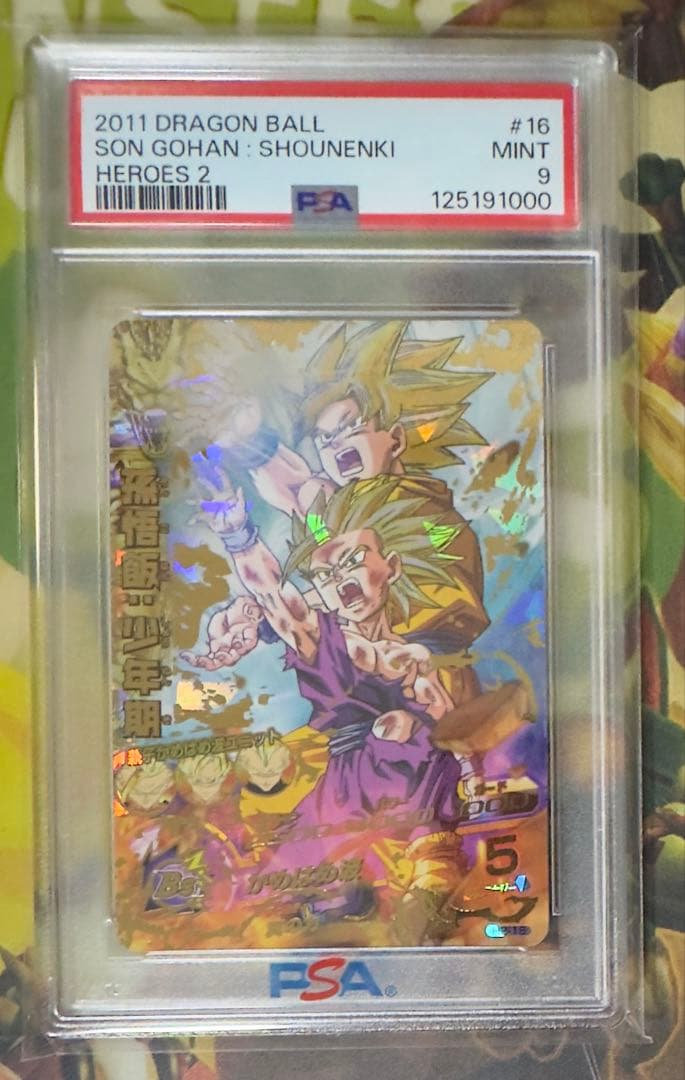 h2-16 孫悟飯：少年期　psa9