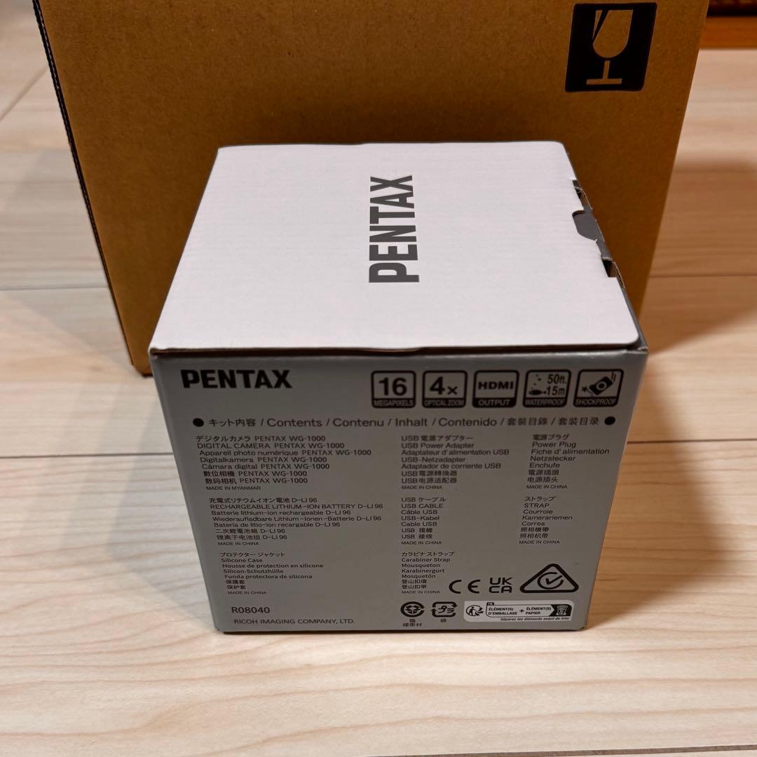 新品 PENTAX WG-1000 コンパクトデジタルカメラ オリーブ