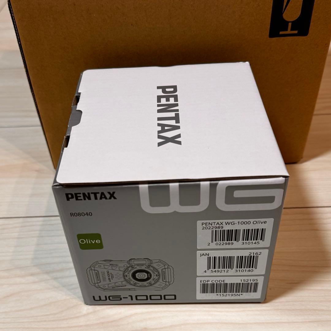 新品 PENTAX WG-1000 コンパクトデジタルカメラ オリーブ
