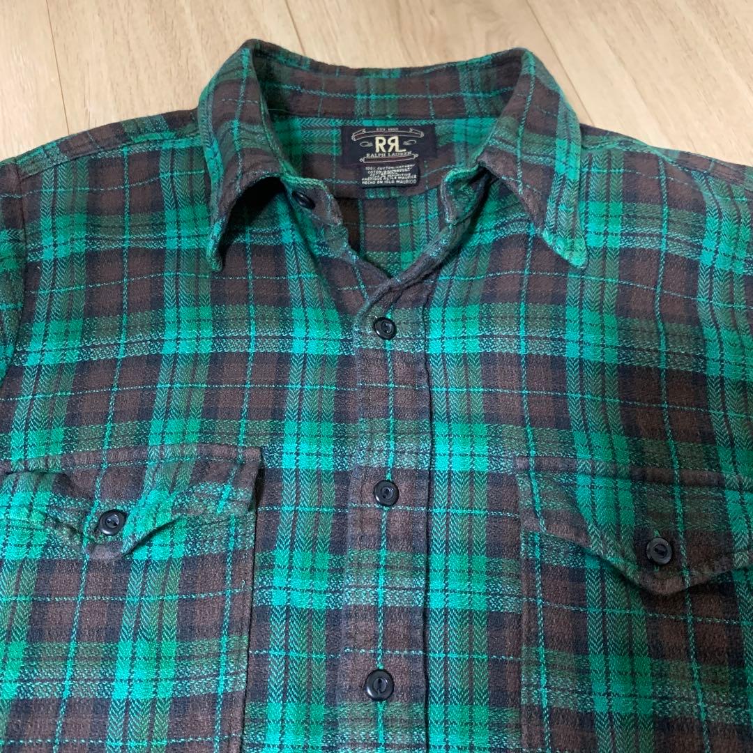 【値下げ！】90s RRL Ralph Lauren ネルシャツ【超レア】