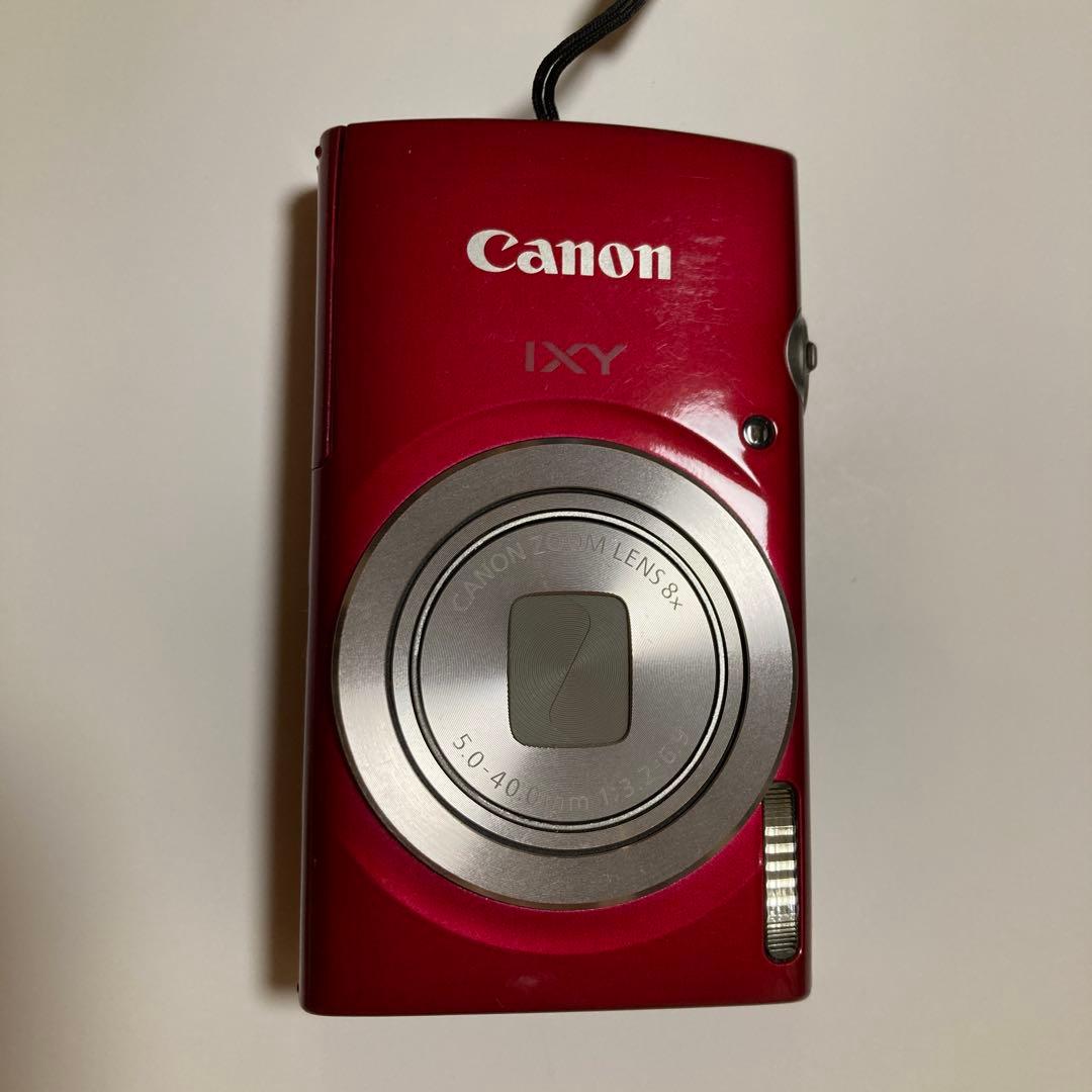 Canon IXY レッド 5倍光学ズーム ケース付き
