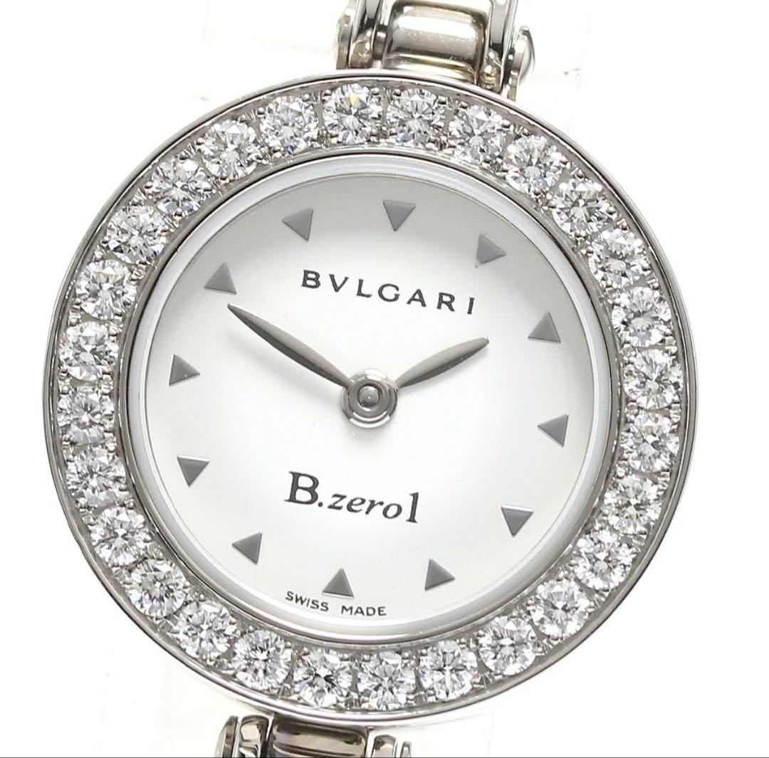 ★極美品★ブルガリ B-ZER01 BZ22S ダイヤベゼル 腕時計
