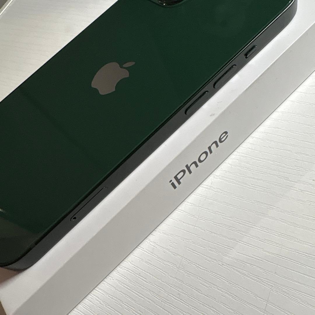 iPhone13 256GB グリーン SIMフリー 極美品