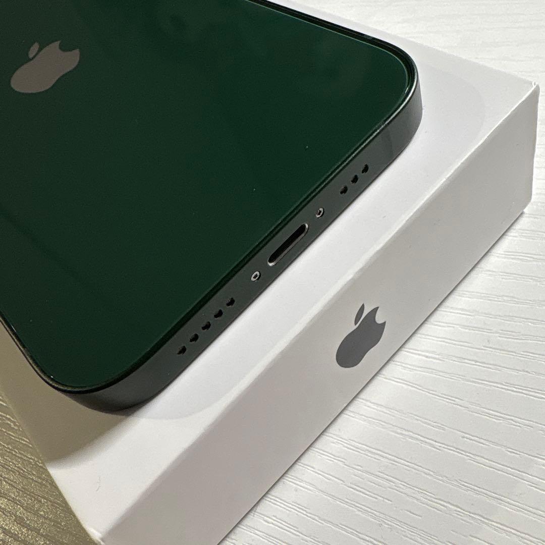 iPhone13 256GB グリーン SIMフリー 極美品