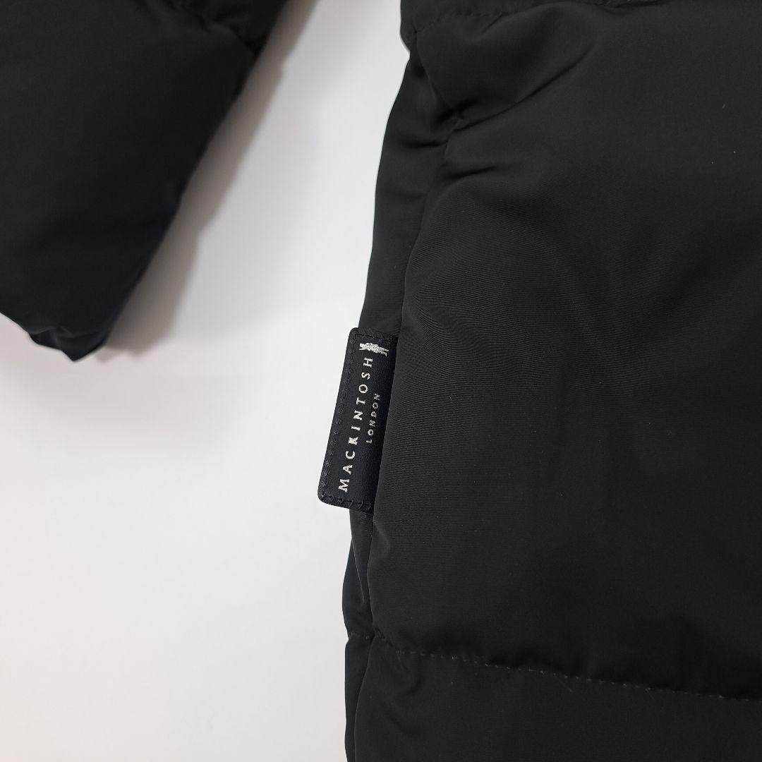美品★MACKINTOSH LONDON ダウンコート フード ブラック 38