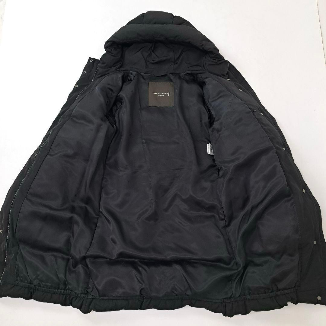 美品★MACKINTOSH LONDON ダウンコート フード ブラック 38