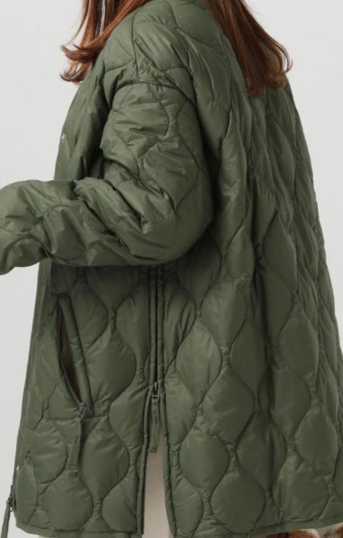 TAION ミリタリー M65 ライナーWジップ ダウンジャケット-ソフトシェル