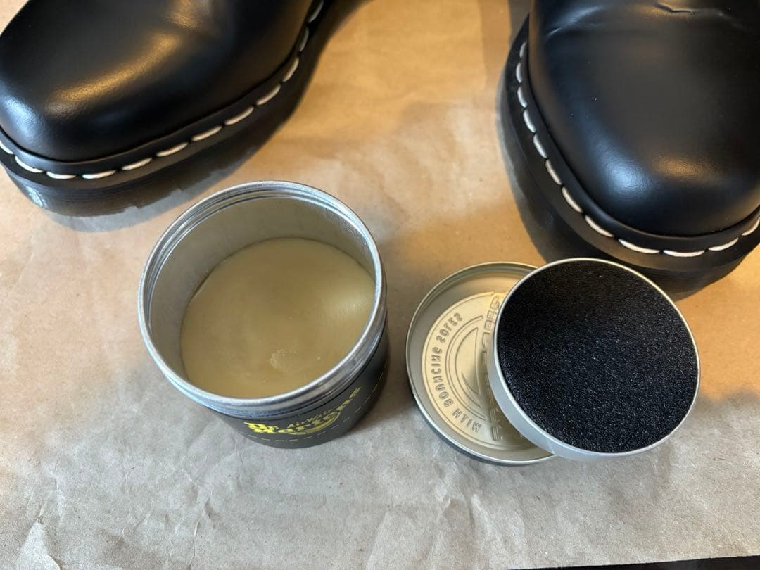 ドクターマーチン 2976 WHITE STITCH チェルシーブーツ