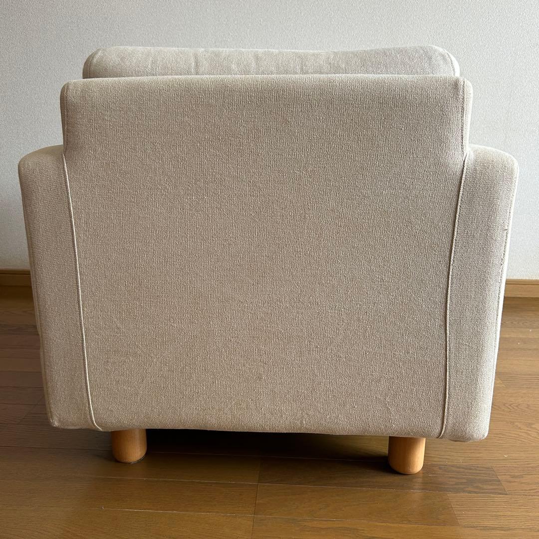 MUJI 無印良品　ソファ　1シーター　アイボリー