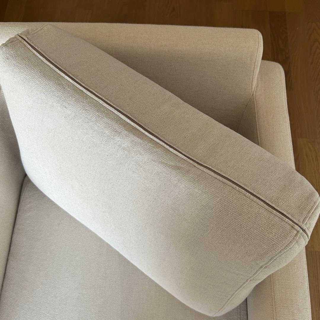 MUJI 無印良品　ソファ　1シーター　アイボリー