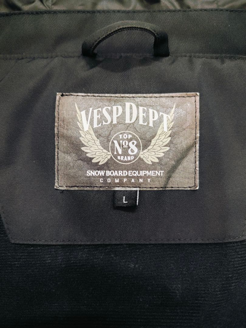VESP べスプ スノーボード スノボ ウェア ジャケット メンズ L ブラック