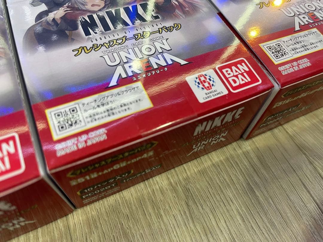ユニオンアリーナ 勝利の女神 NIKKE プレシャスブースターパック 3BOX