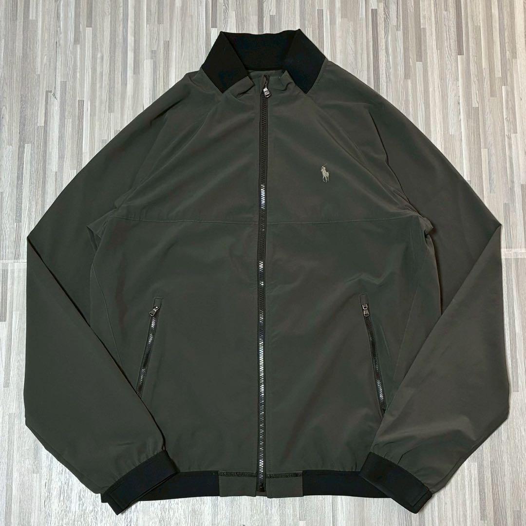 美品✨ポロラルフローレンローレン ポニーロゴ ナイロントラックジャケット М