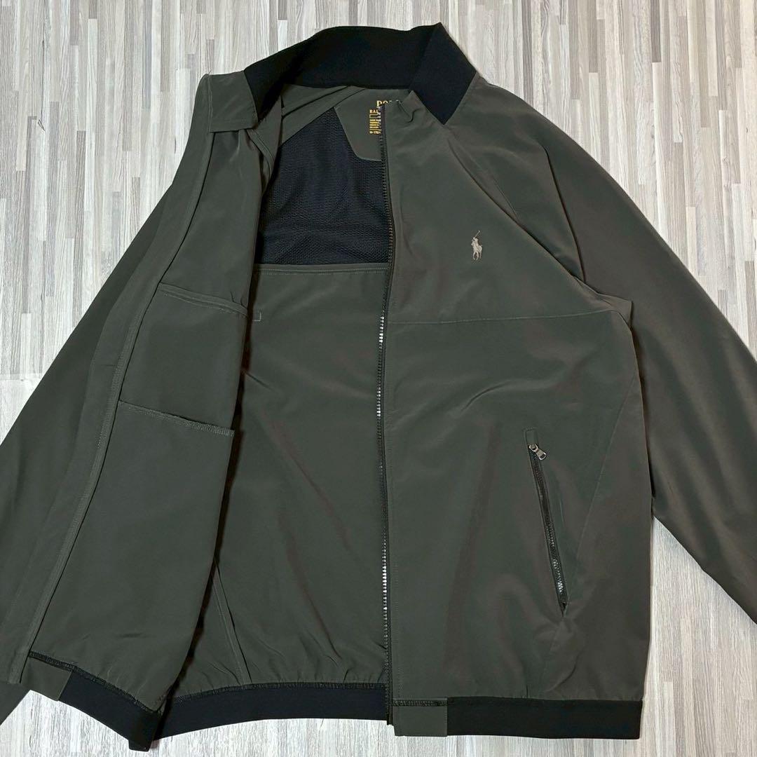 美品✨ポロラルフローレンローレン ポニーロゴ ナイロントラックジャケット М