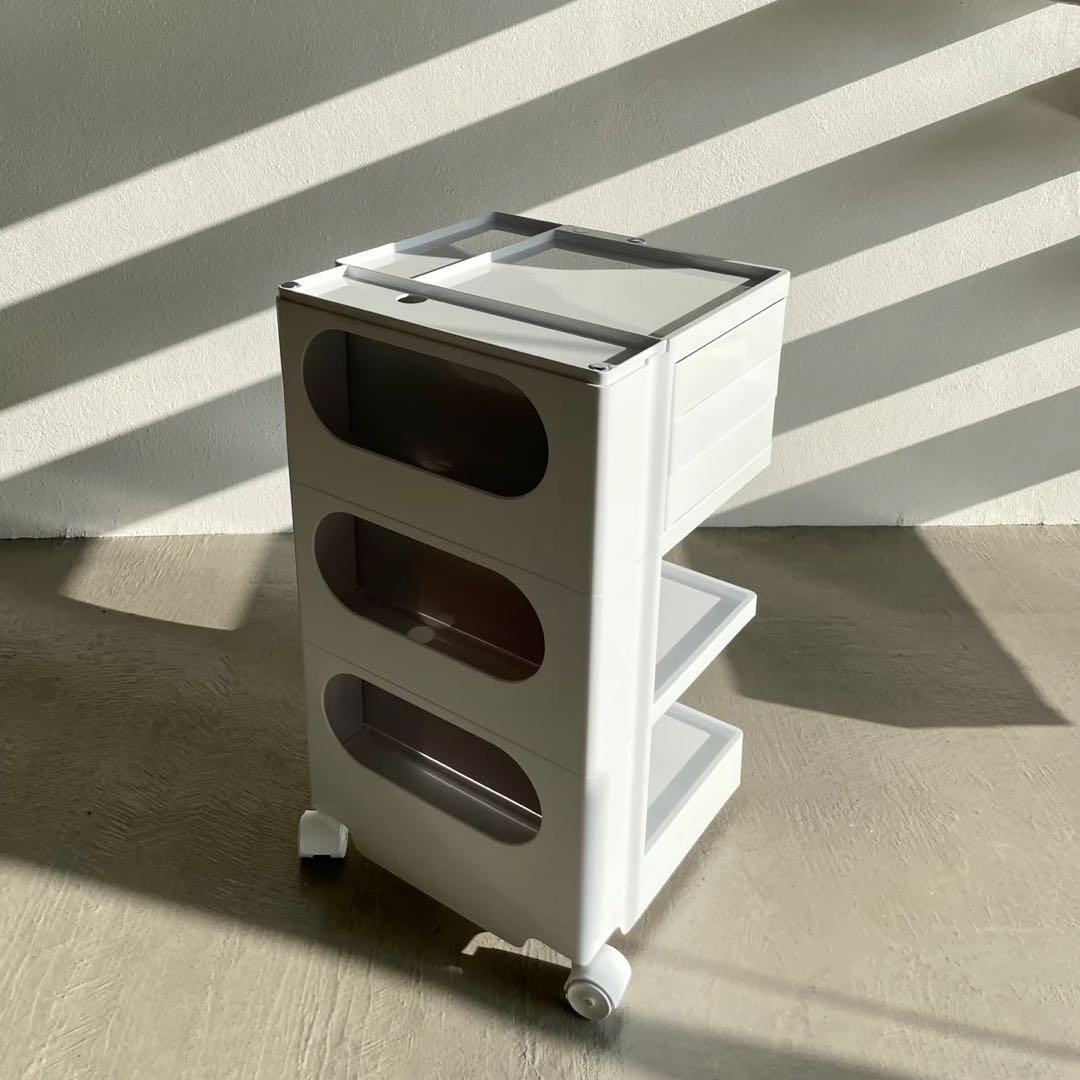 【dc ac様】 回転引き出し3.2段収納棚トローリーカート