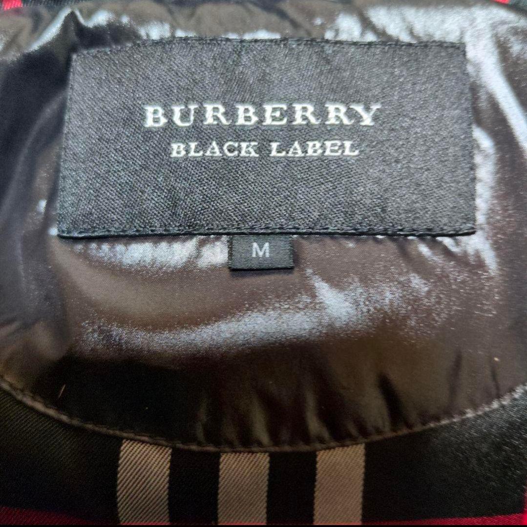 極美品！!バーバリーブラックレーベルダウンジャケット　ダウンベスト黒