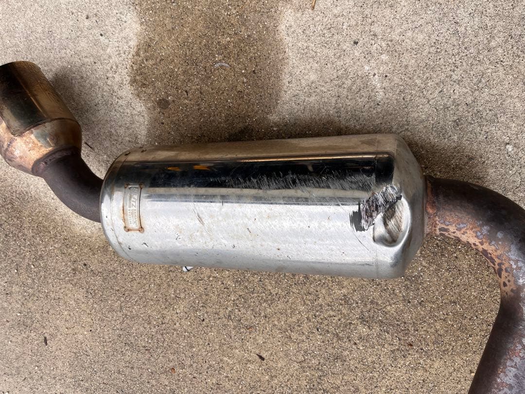 86/BRZ用マフラー　一本出しBLITZニュルスペックR zn6、zc6用