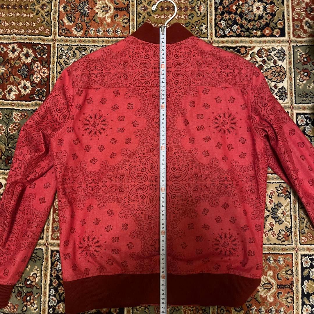 Supreme バンダナ柄 レッドジャケット S