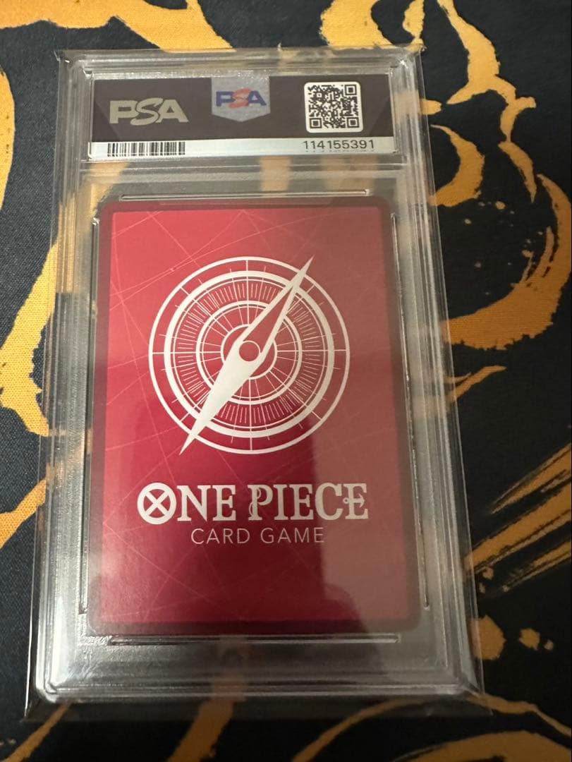 【PSA10】　ワンピースカード　墨絵　ナミ　リーダーパラレル