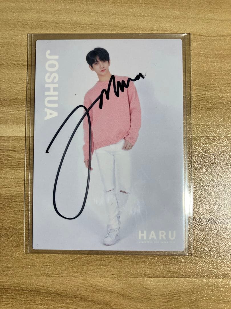 SEVENTEEN ジョシュア 直筆サイントレカ 3枚セット