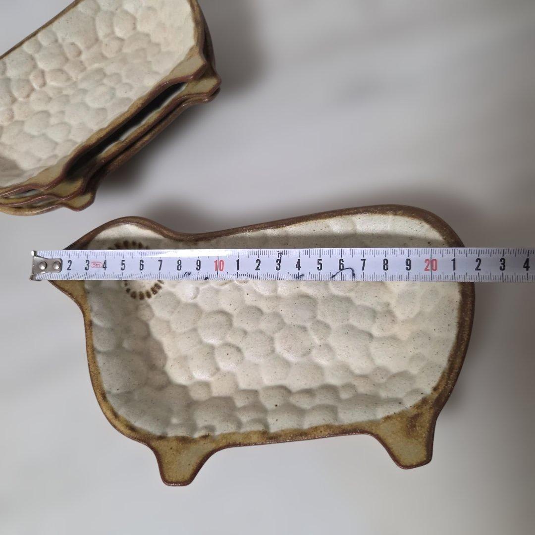 よしざわ窯　羊　4枚セット