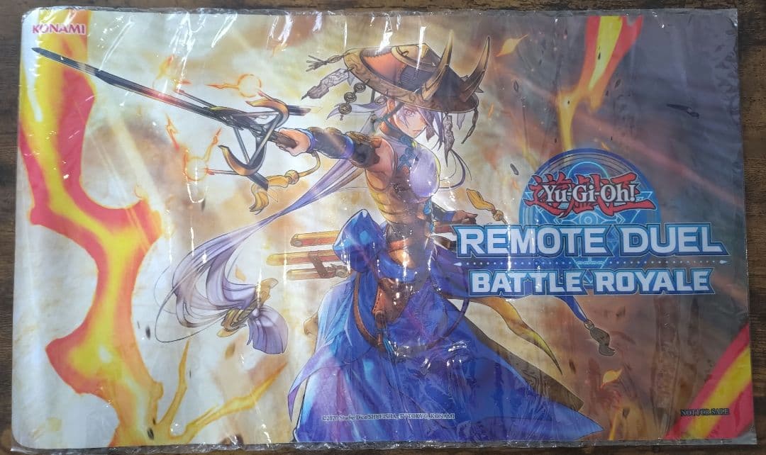 遊戯王 公式プレイマット 妖眼の相剣師 REMOTE DUEL アジア プレマ