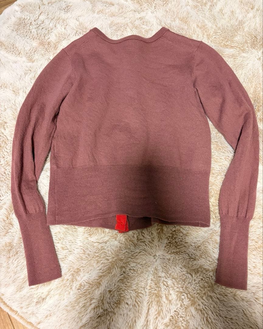 vivienne westwood カーディガン　オーブロゴ　　毛　100%