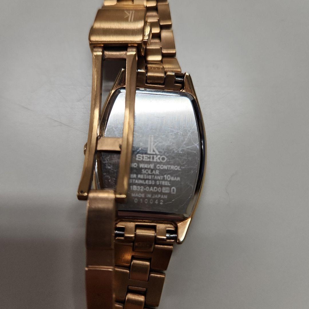 SEIKO ルキア ソーラー電波時計 ゴールド
